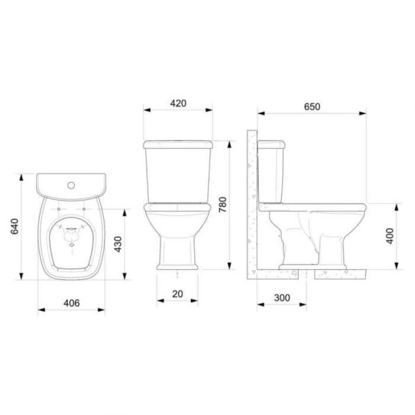 KIT BACIA SANIT C/CX ACOP FIT PLUS - Image 2