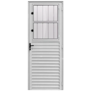 PORTA SOCIAL ALUMÍNIO 2,10X0,80